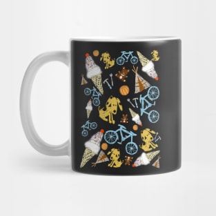 A Boy's Childhood Memories Pattern Mug